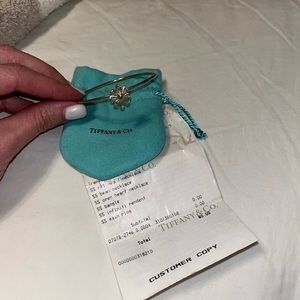 Tiffany & Co. floral bangle bracelet